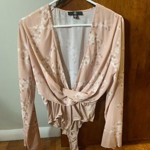 Missguided plunge neckline bodysuit